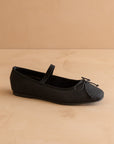 The London | Black Ballet Pointe Flat