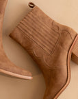The Addison | Brown Perfectly Paneled Western Boot