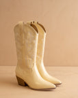 The Amaya | Butter Yellow Classic Western Boot