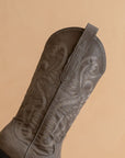 The Amaya | Charcoal Classic Western Boot