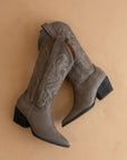 The Amaya | Charcoal Classic Western Boot