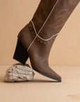 The Ashton | Coffee Cowboy Boot with Flaire