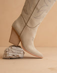 The Ashton | Taupe Cowboy Boot with Flaire