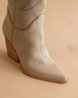 The Ashton | Taupe Cowboy Boot with Flaire