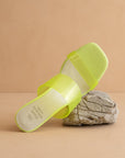 The Bagan | Lime Transparent Sandal Heel
