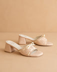 The Breda | Blush Sweet low heel sandal