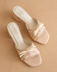 The Breda | Blush Sweet low heel sandal