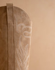 The Bronco | Almond Knee High Embroidered Cowboy Boot