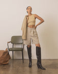 The Barcelona | Black Knee High Western Boot