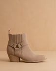 The Caleb | Cedar Wood Paneled Moto Bootie