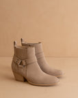The Caleb | Cedar Wood Paneled Moto Bootie