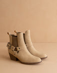 The Colt | Khaki Motorcycle Bootie