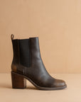 The Dakota | Brown Heeled Chelsea Bootie