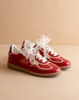 The Dalia | Cherry Lace Up Sneaker