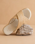 The Fresno | Natural Raffia Platform Sandal