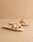 The Ginny | Natural Textured Bow Slide