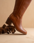 The Harriet | Brown Tall Riding Boot