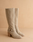The Hollie | Taupe Knee High Bucket Boot