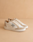 The Irene | Taupe Calfhide Star Sneaker
