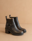The Jayden | Brown Motorcycle Bootie