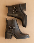 The Jayden | Brown Motorcycle Bootie