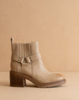 The Jayden | Khaki Motorcycle Bootie
