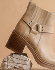 The Jayden | Khaki Motorcycle Bootie