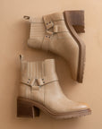 The Jayden | Khaki Motorcycle Bootie