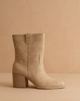 The Jennie | Khaki Classic Heeled Everyday Bootie