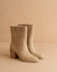 The Jennie | Khaki Classic Heeled Everyday Bootie