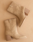 The Jennie | Khaki Classic Heeled Everyday Bootie