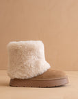 The Johanna | Latte Fur Platform Boot