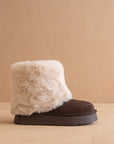The Johanna | Coffee Fur Platform Boot