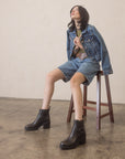 The Jayden | Brown Motorcycle Bootie