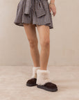 The Johanna | Coffee Fur Platform Boot
