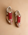 The Kyla | Beige Tulip Classic Low Top Sneakers
