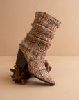 The Letty | Chai Tweed Tweed Slouch Boot