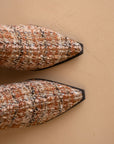 The Letty | Chai Tweed Tweed Slouch Boot