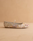 The London | Floral Ballet Pointe Flat