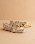 The London | Floral Ballet Pointe Flat