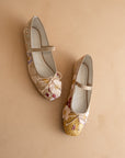 The London | Floral Ballet Pointe Flat