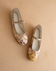 The London | Floral Ballet Pointe Flat