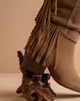 The Louise | Brown Fringe Western Boot