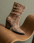 The Letty | Chai Tweed Tweed Slouch Boot