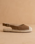 The Massa | Brown Ballet Inspired Espadrille Flat