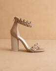 The Melody | Dusty Nude
Braided Two Band Block Heel