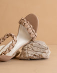 The Melody | Dusty Nude
Braided Two Band Block Heel