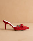 The Meridian | Red Kitten Heel