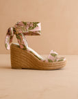 The Oceana | Rose Garden Gingham Wrap Wedge