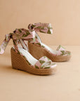 The Oceana | Rose Garden Gingham Wrap Wedge